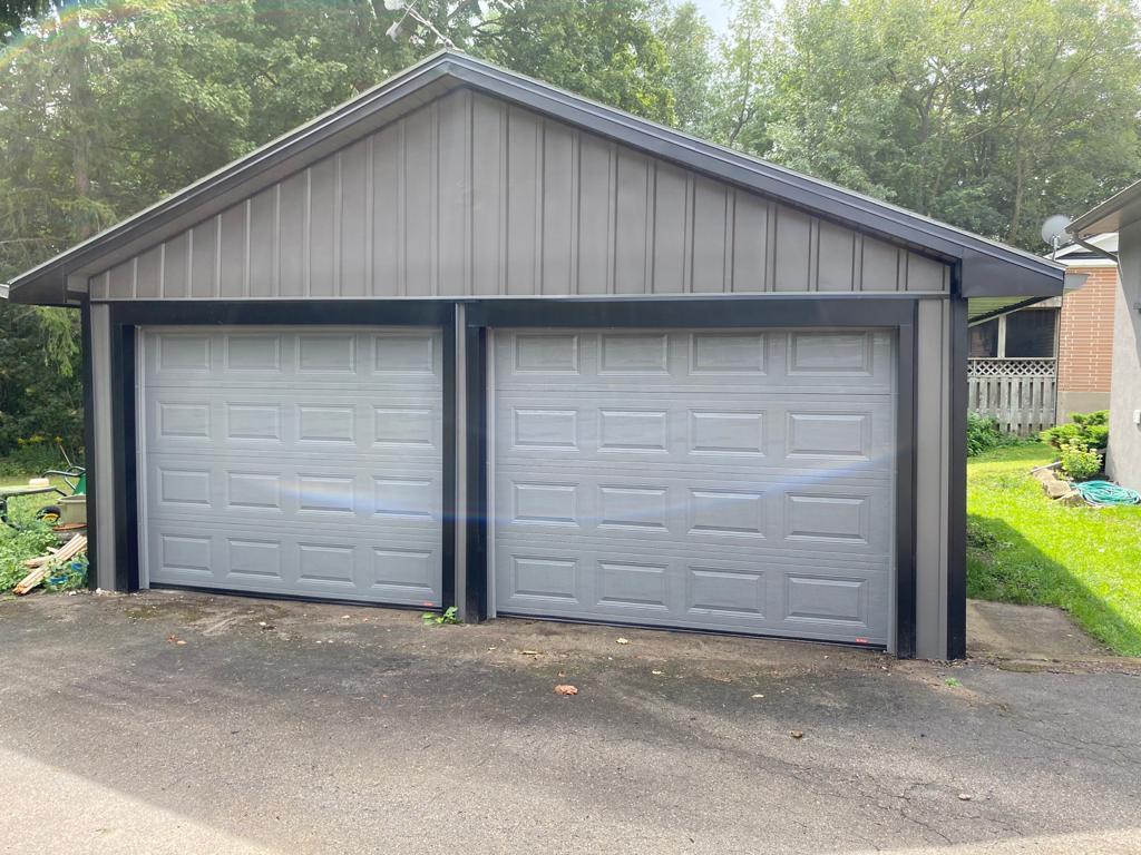 Finished steel building project